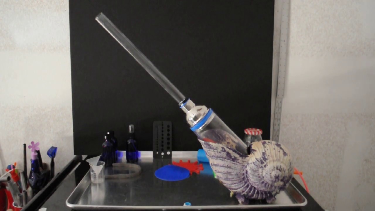 Quartz Test Tube Jam Jar Jet with Quartz Exhaust Tube