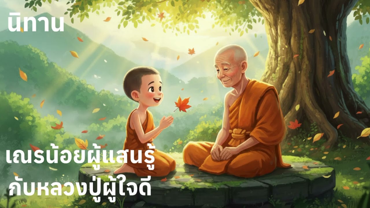 นิทาน เณรน้อยแสนรู้กับหลวงปู่ผู้ใจดี#นิทานธรรมะสอนใจ#นิทานก่อนนอน#นิทานพื้นบ้าน