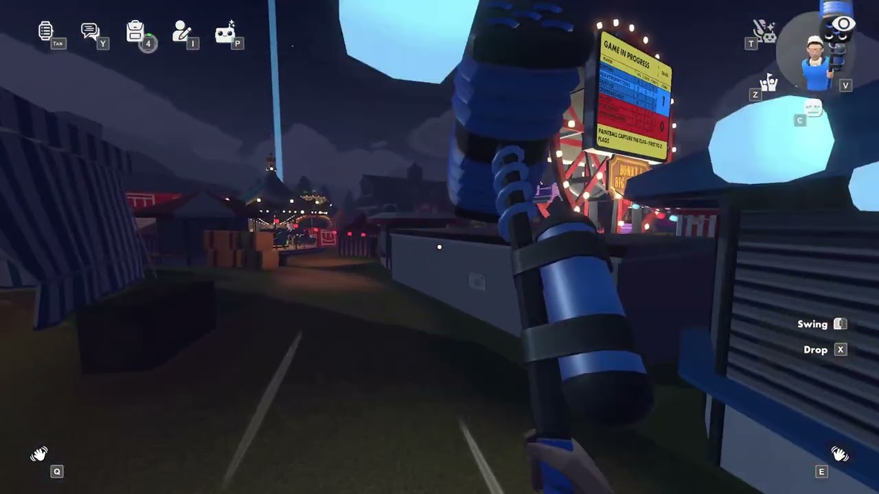 destroying the red team in rec room paintball