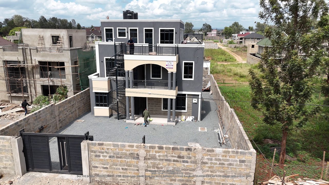 @ KSh13.8MA 4-bedroom all-ensuite home with a one-bedroom rooftop unit in Croton Estate .0707662970