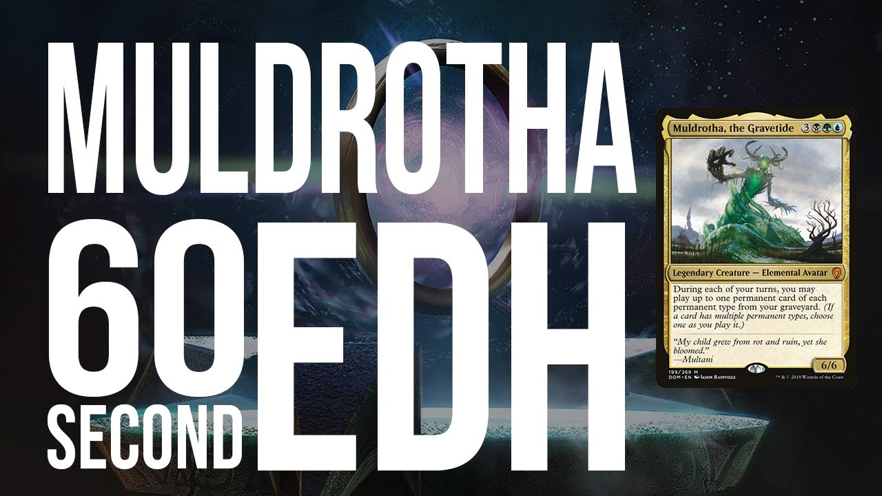 Muldrotha, The Gravetide | 60 Second EDH | Should You Build Muldrotha, The Gravetide In Commander?