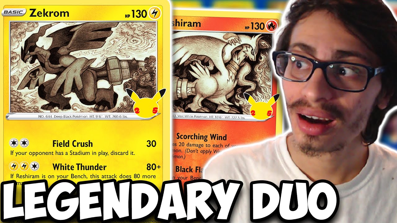 LEGENDARY Duo! Zekrom/Reshiram Deck! Good Single Prize Deck On A Budget Celebrations PTCGO