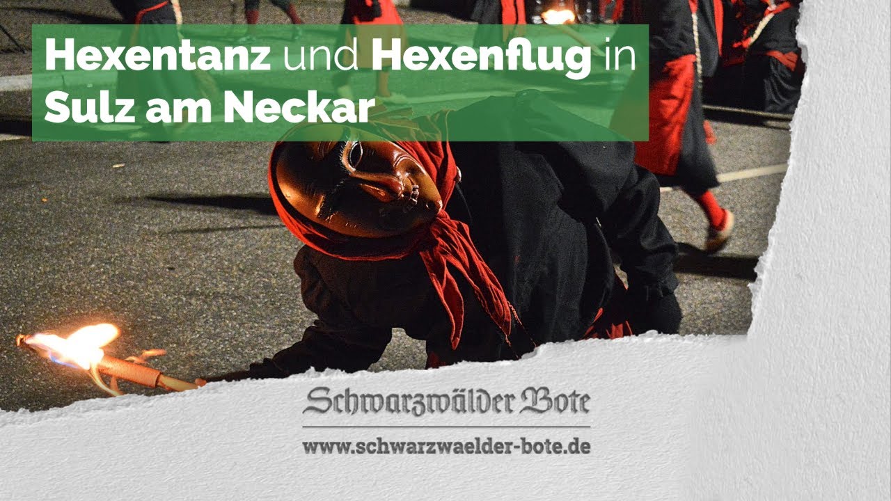 Hexenflug und Hexentanz in Sulz am Neckar 2018 [Reupload]