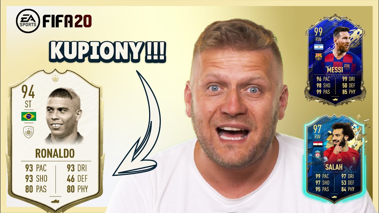 KUPIŁEM RONALDO 94! MESSI i SALAH! / FIFA20 #04