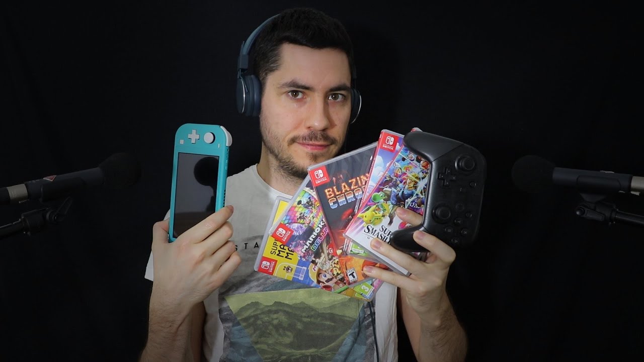 ASMR je vous relaxe avec la NINTENDO SWITCH