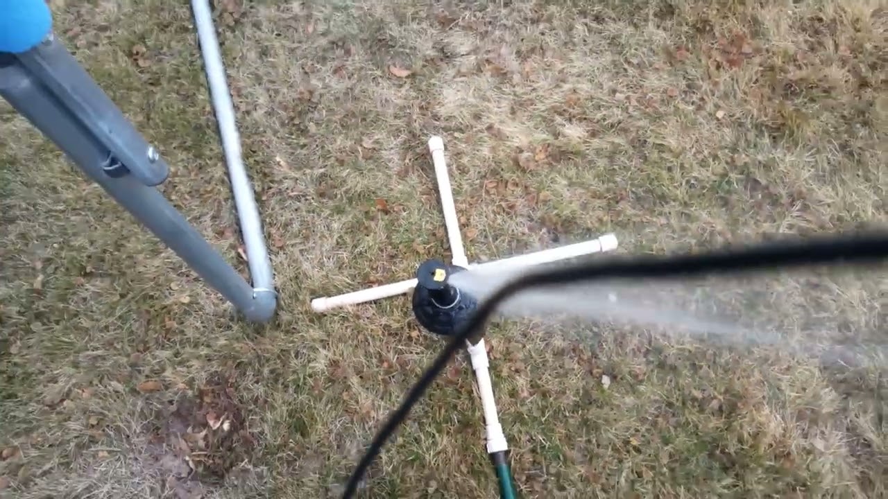 Rain Bird R-50 Turf Bird Rotor Demo With RARE 4.0 GPM Radius+ Nozzle
