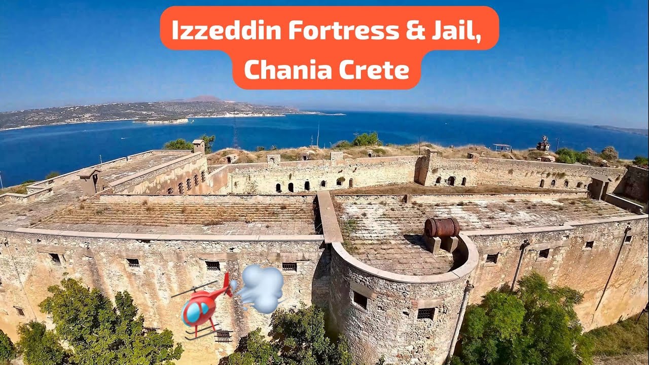 Kreta 🇬🇷 🚁 FPV 3️⃣ Izzeddin Fortress & Jail 😱 Chania Crete / GEPRC Cinebot 30 DJI O3 @ Κρήτη Ελλάδα