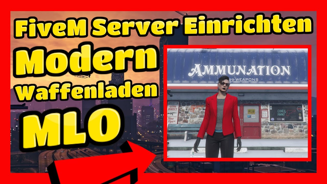 FiveM Server Einrichten # 563 // FiveM modern Gun Store MLO // FiveM Server Erstellen // Free MLO