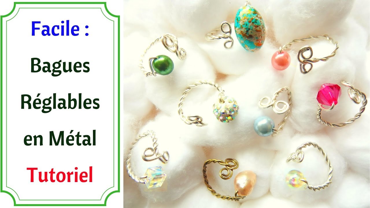 Tutoriel Bagues en Fil et Perles : Très Facile