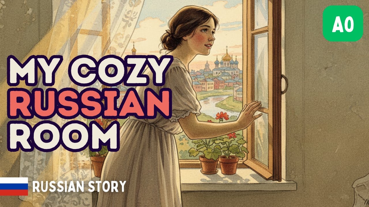 My Cozy Russian Room | Story for learning Russian (A0)🇷🇺