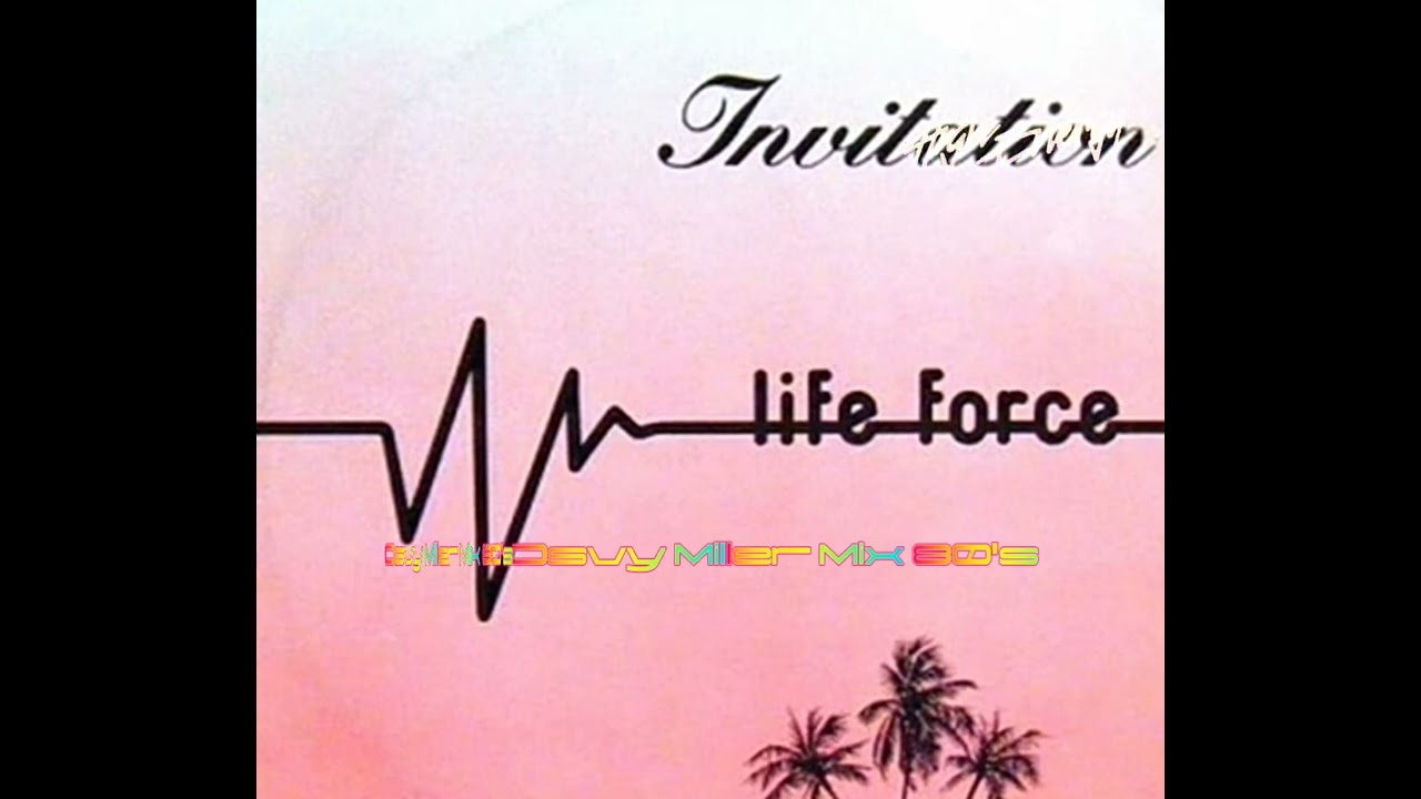 LIFE FORCE - INVITATION 1984 HIGH ENERGY ⚡