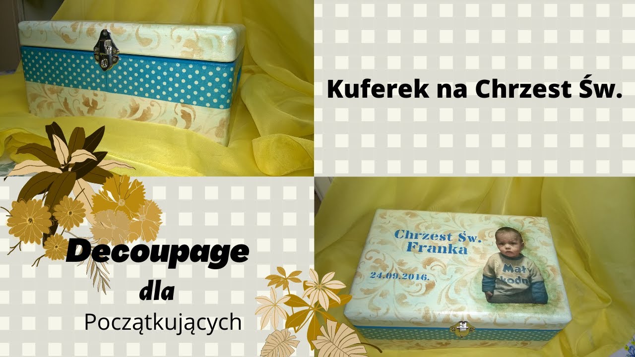 Decoupage dla początkujących//Decoupage for beginners