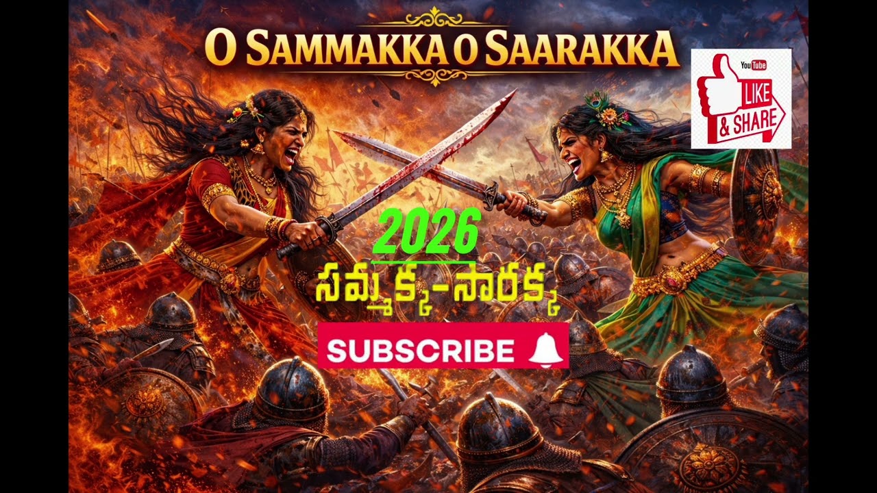 ఓ సమ్మక్క ఓ సారక్క సాంగ్ 2026 o sammakka o sarakka jathara mana telugu songs TGR Telangana folk song