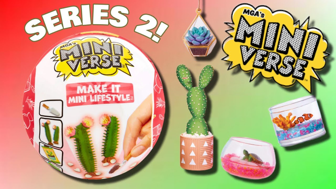 UNBOXING MINI VERSE LIFESTYLE SERIES 2!! 6 BALLS!!