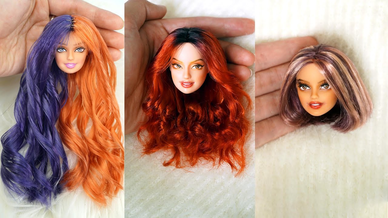 Barbie Doll Hair 💇 Barbie Hairstyles Tutorial ❤️ Hermosos Peinados Para Barbie 2020