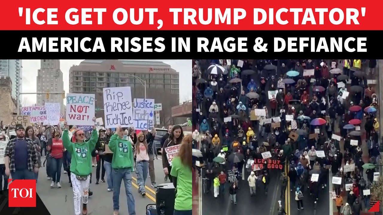 Trump Faces Revolt; Protesters Occupy US Streets; Cities Protest ICE Invasion, Deadly Shooting