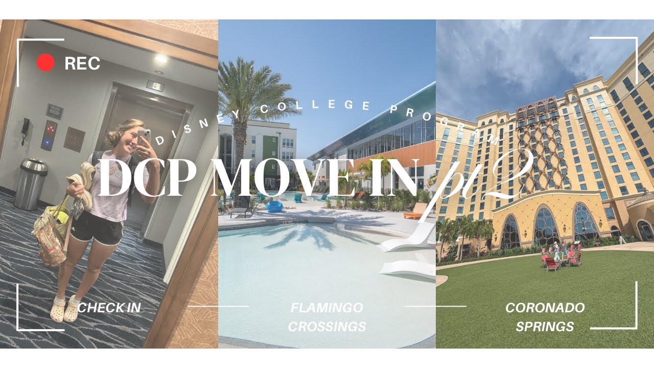 dcp check in/ move in day!! - disney college program 2024