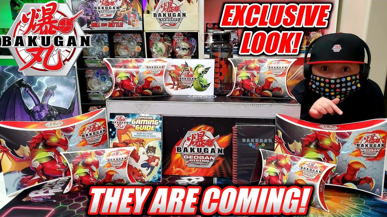 WHAT ARE GEOGAN!? LOOK AT ALL THIS EXCLUSIVE NEW BAKUGAN STUFF!