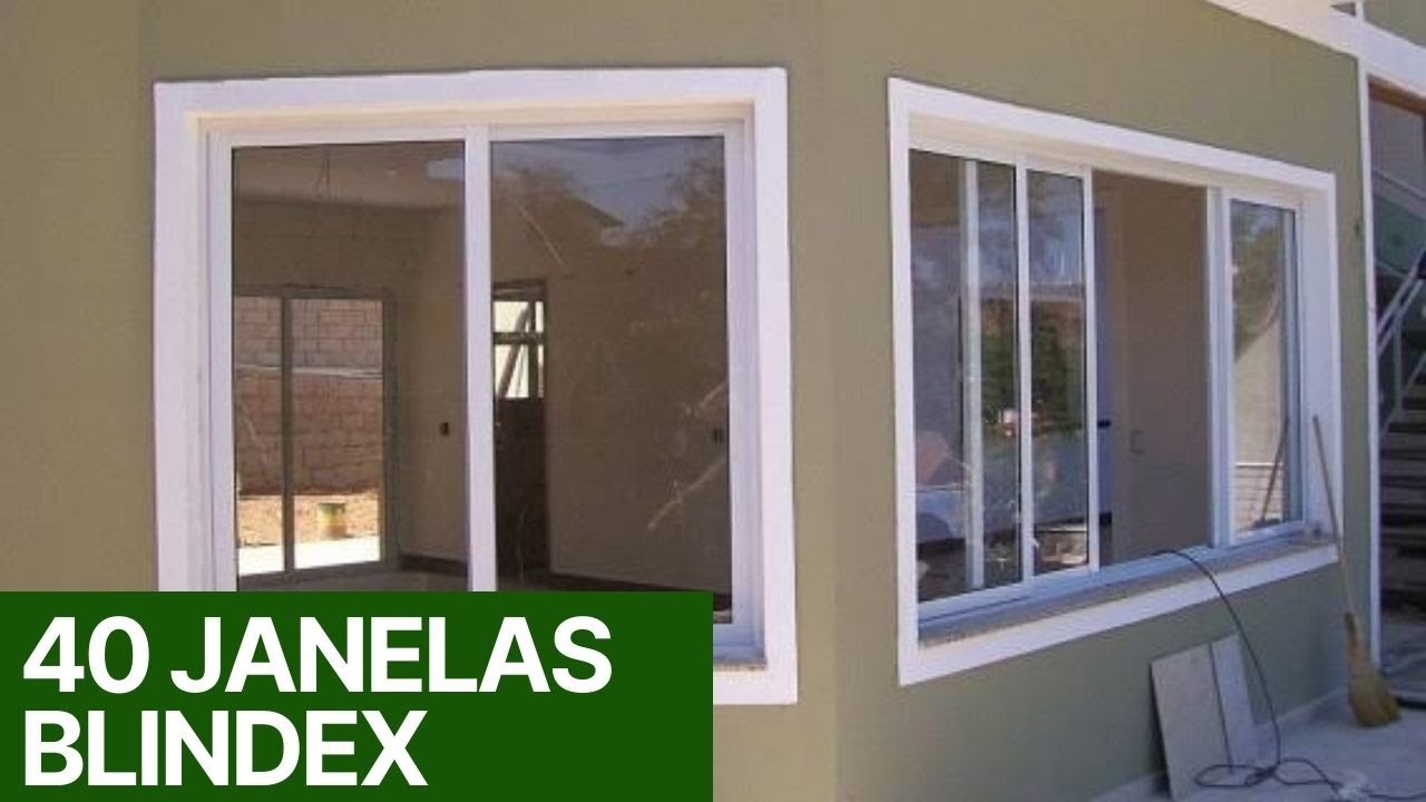 44 MODELOS DE JANELAS BLINDEX LINDAS E VERS&Aacute;TEIS