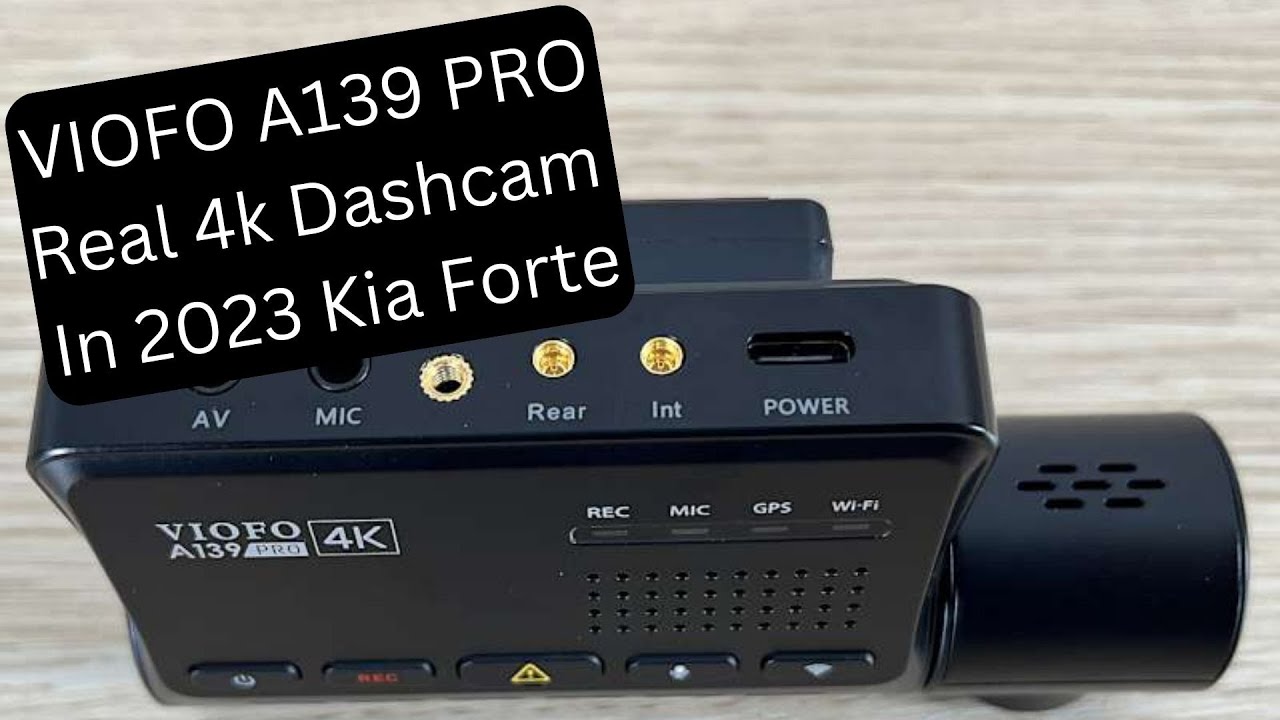 Viofo A139 Pro Dash Cam Installed into a 2023 Kia Forte GT hardwired