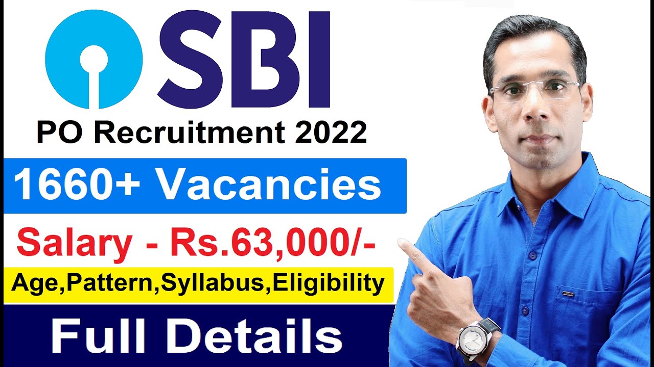 SBI New Recruitment 2022 || SBI PO 2022 Recruitment Notification Out || SBI Bank Vacancy || Sep 2022
