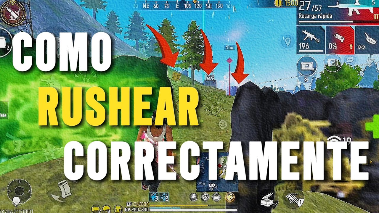 Como rushear CORRECTAMENTE en free fire | duo vs escuadras | tips