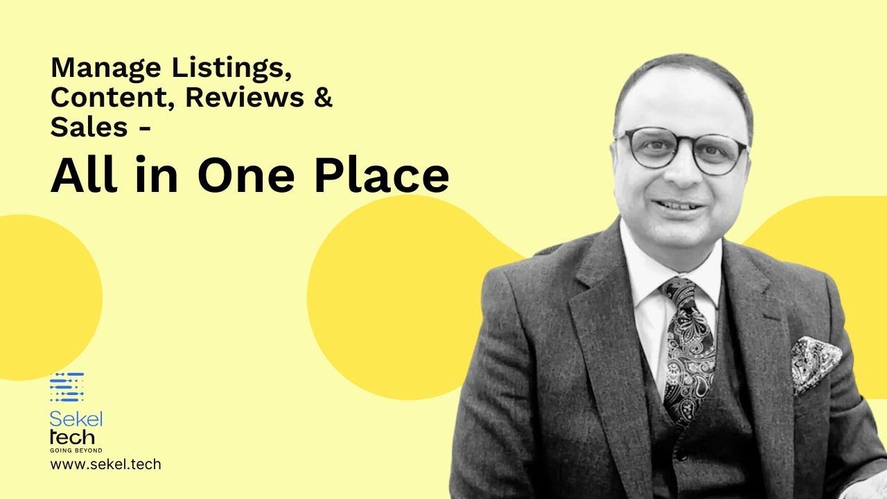 Manage Listings, Content, Reviews & Sales - All in One Place