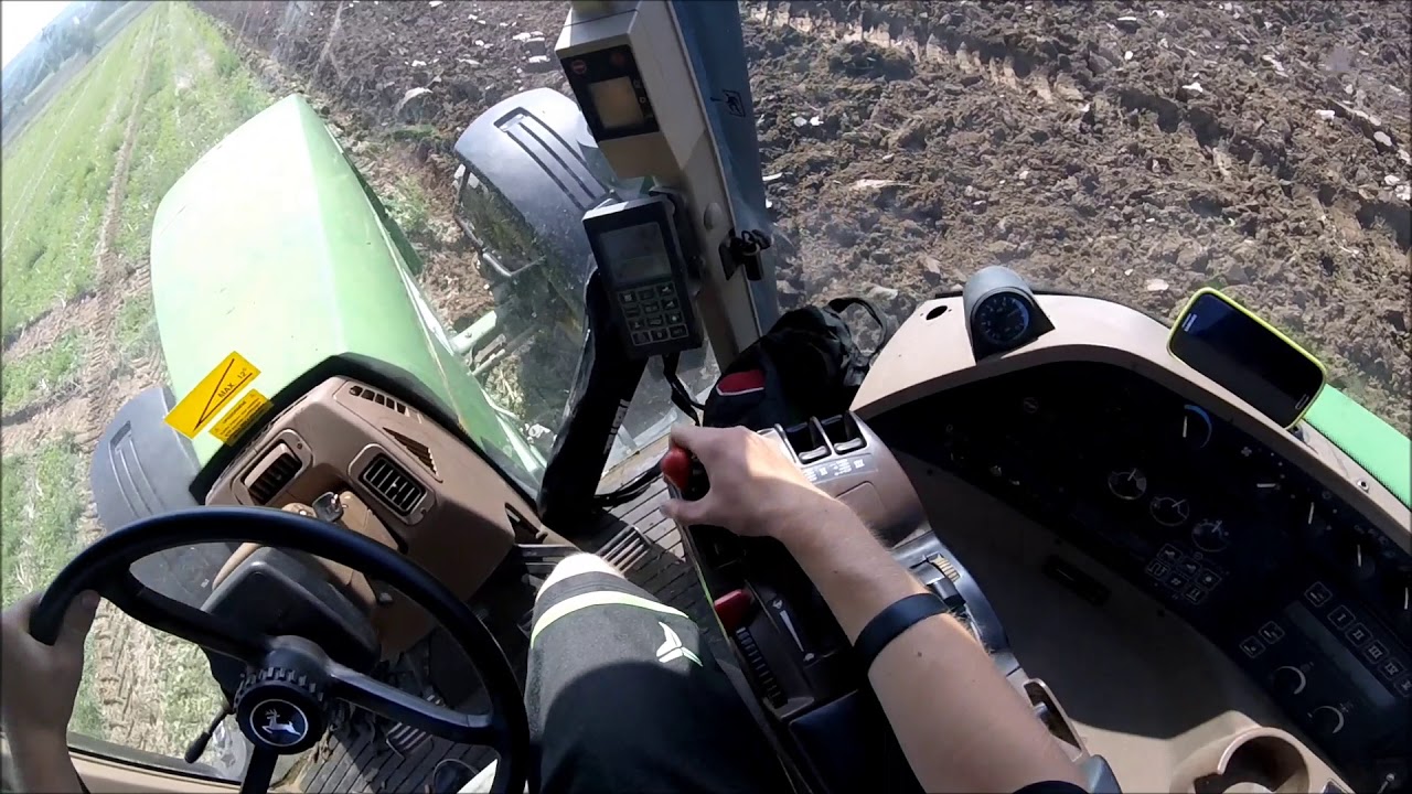 John Deere 8200 | original sound | orba | head view | GoPro Hero Session