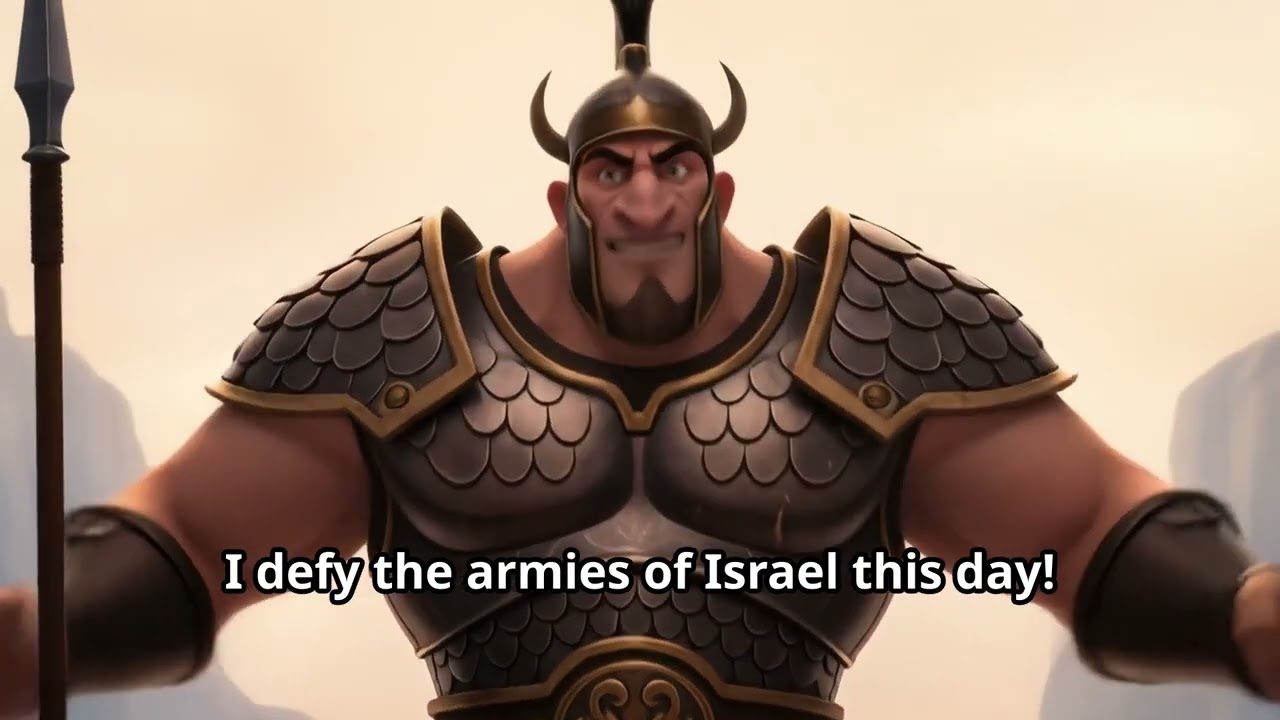 David vs Goliath:  Faith over Fear | AI Animation