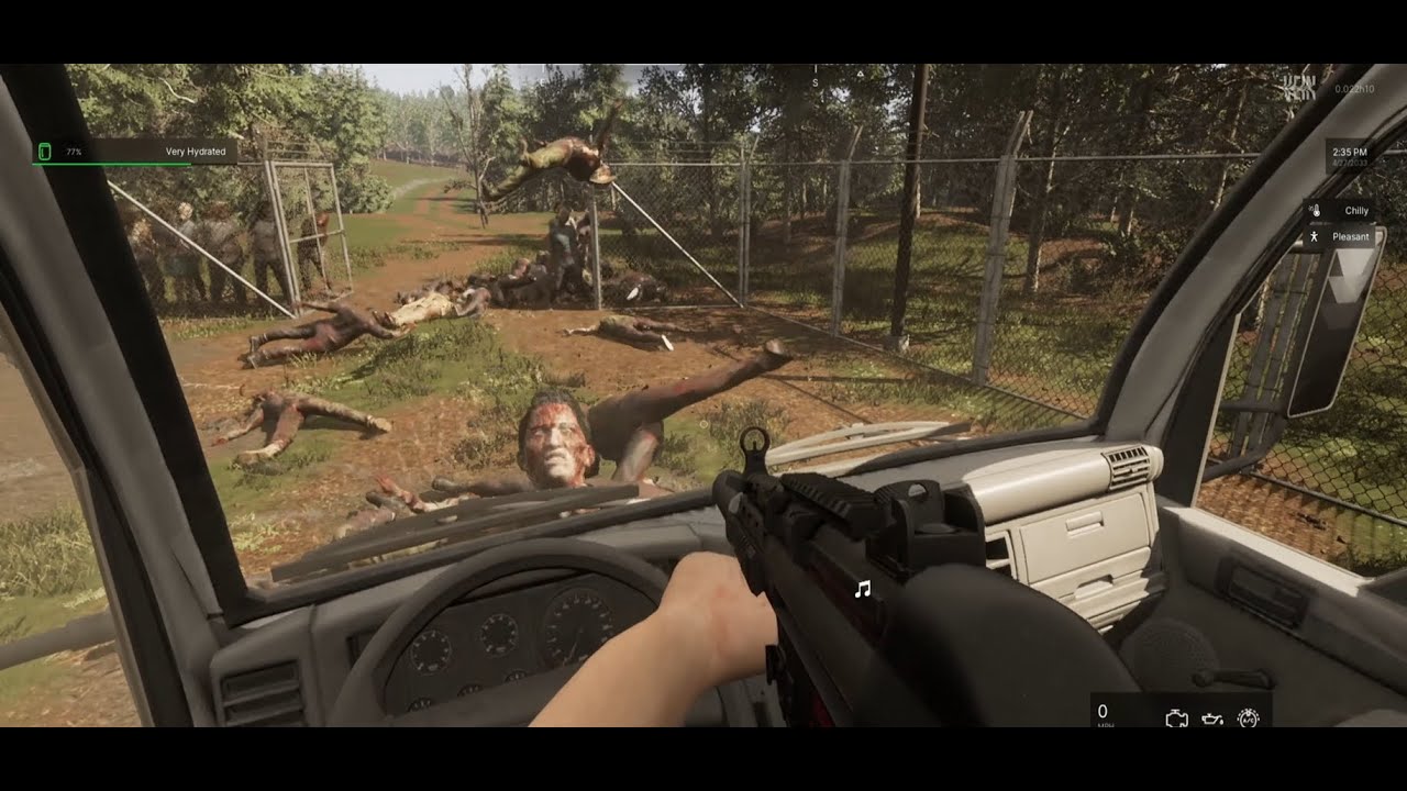 Vein Game Horde, Zombies Randomly Fly Into The Air