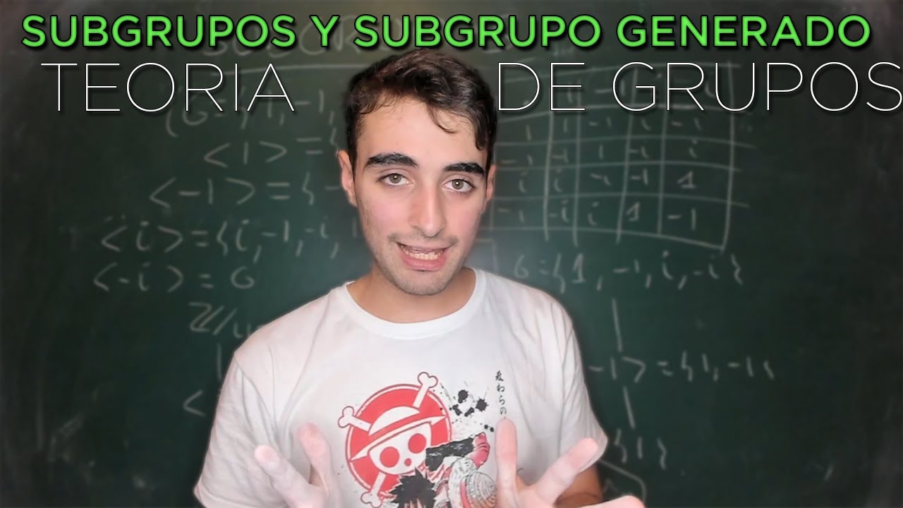 TEORIA DE GRUPOS: SUBGRUPOS SUBGRUPO GENERADO Y M&Aacute;S | ESTRUCTURAS ALGEBRAICAS | MR PLANCK