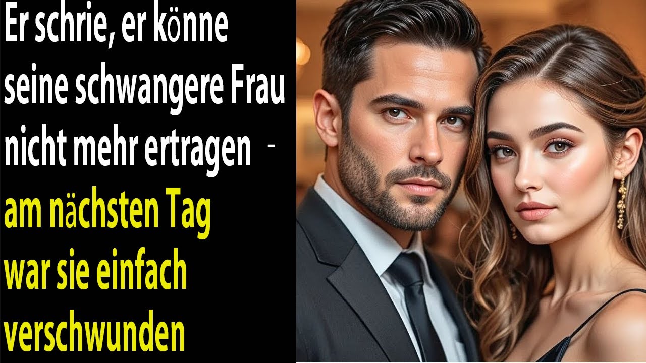 Er brüllte, er erträgt die schwangere Frau nicht… am nächsten Tag war sie weg – für immer.