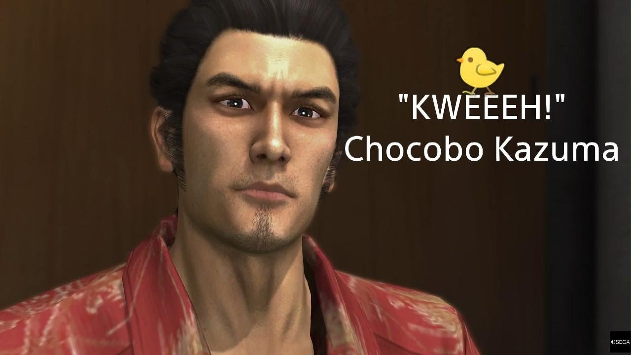 Kiryu sounding like a Chocobo - YAKUZA 3