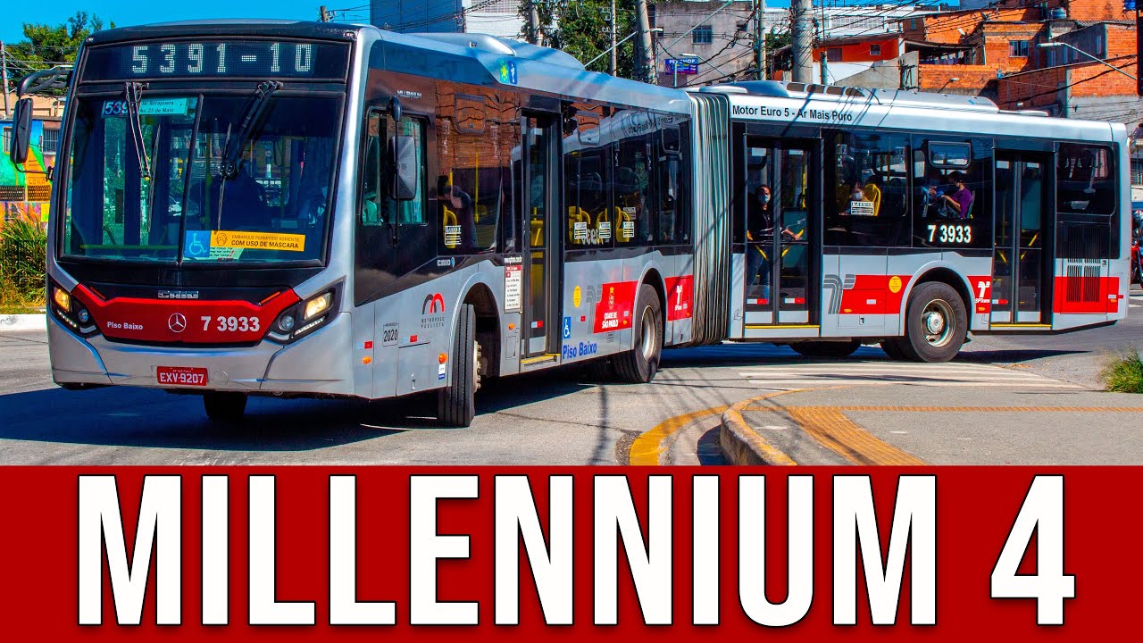 Novos Caio Millennium 4 Articulado da Viação Metrópole Paulista - Eu Fui Conferir #111