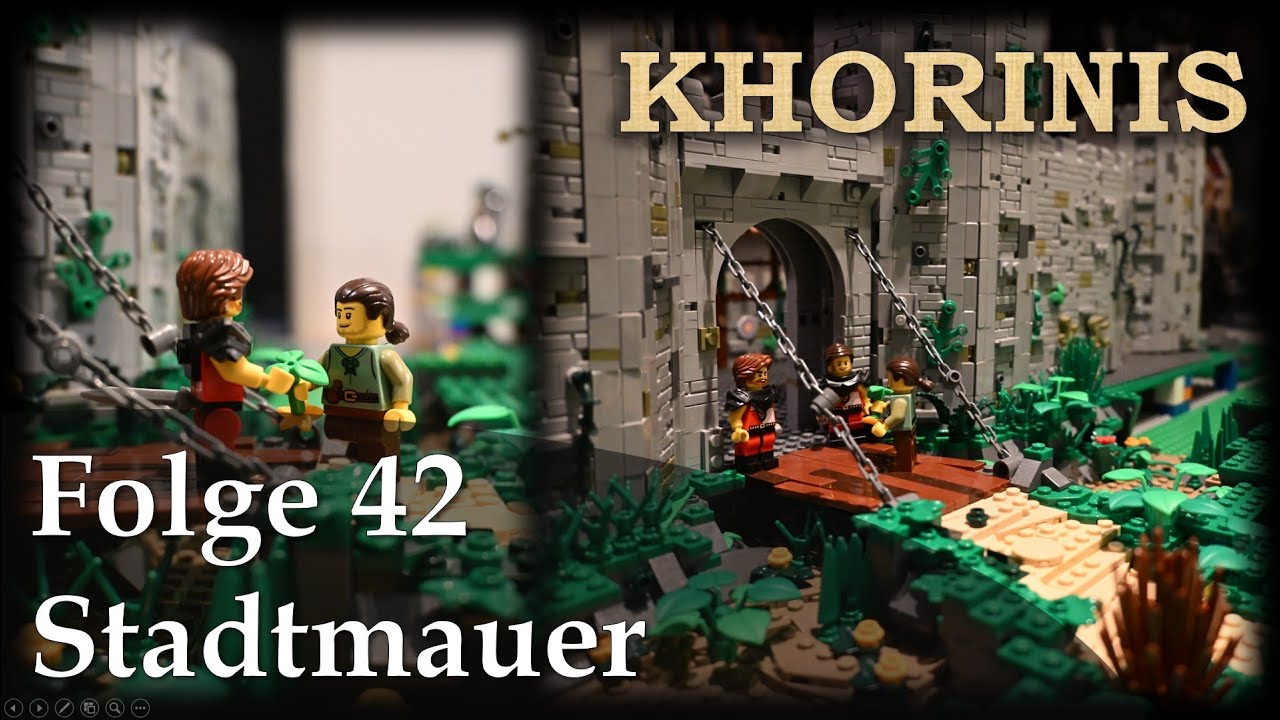 Stadtmauer - Bau der Welt von GOTHIC aus LEGO® - Medieval MOC Folge - 42