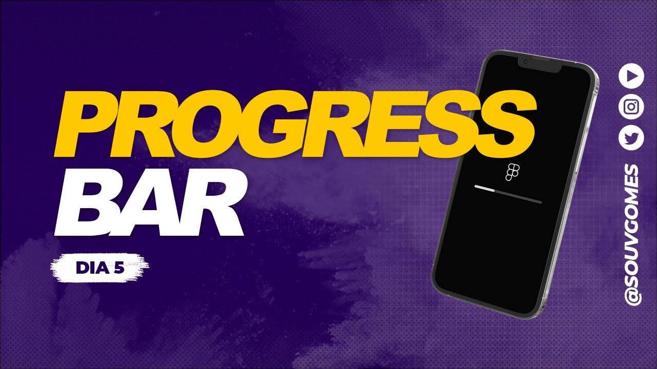 Progress Bar - Dia 05 | 100 dias Prototipando no Figma