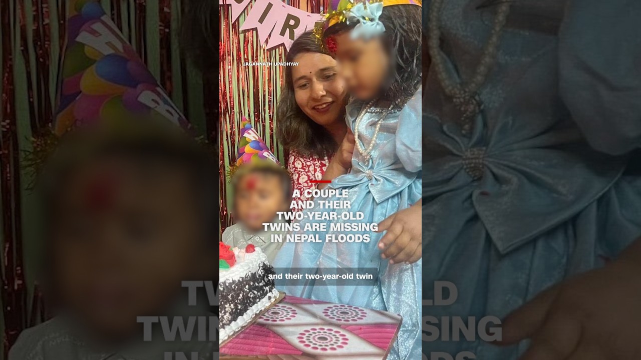 A couple and their 2-year-old twins are missing in Nepal floods