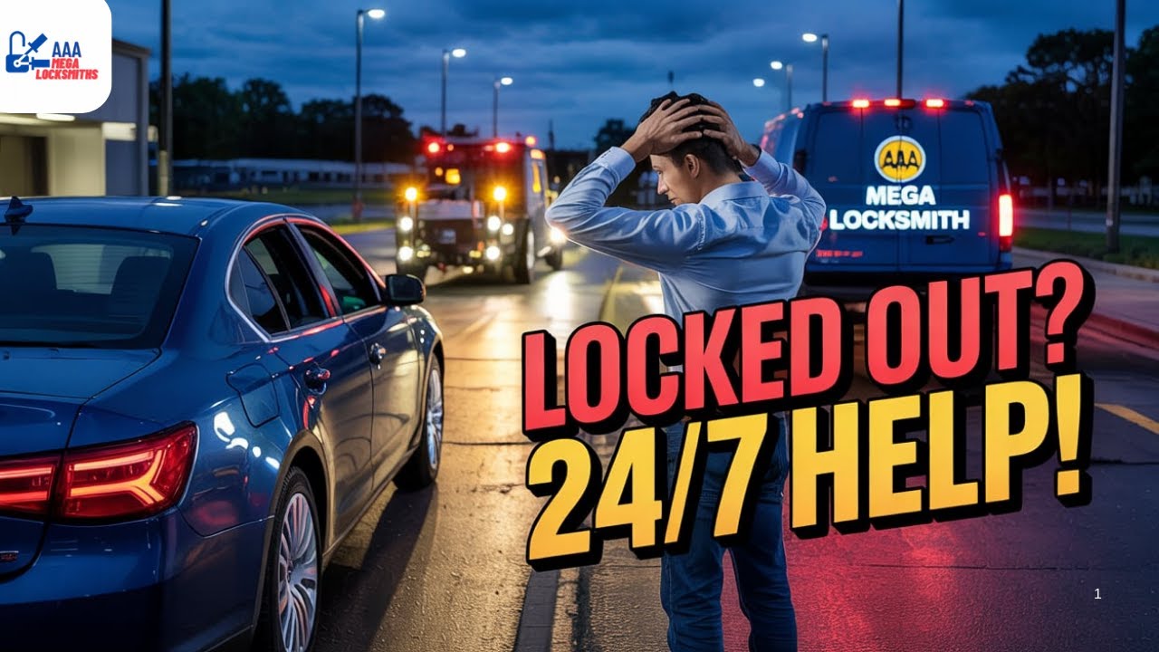 Locked Out of Your Car  Call AAA Mega Locksmith for 24 7 Emergency Service!