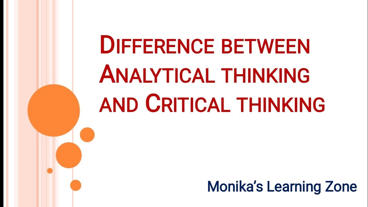 Difference between Analytical Thinking & Critical Thinking||TextReading&Reflection||B.Ed. #semester