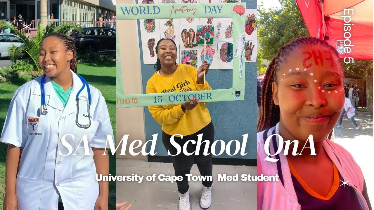 Med School Diaries: UNIVERSITY OF CAPE TOWN MED STUDENT | SOUTH AFRICAN YOUTUBER