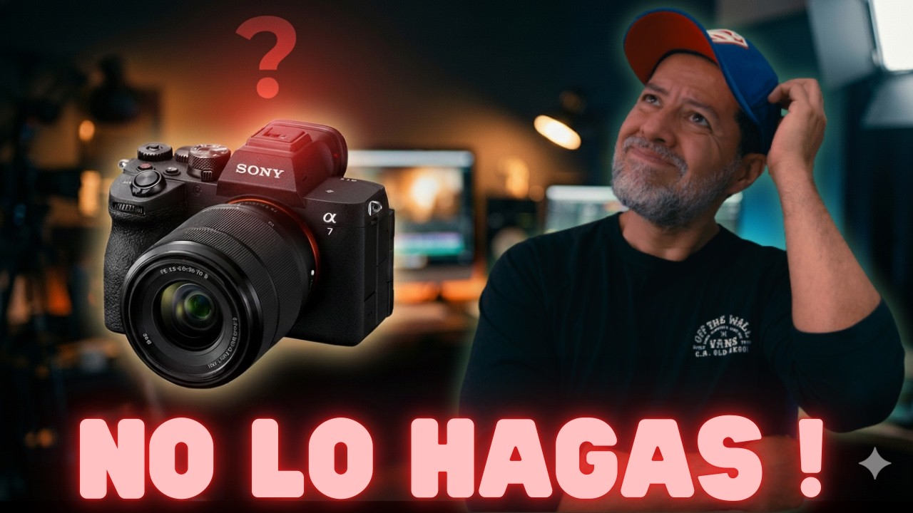 CON la Sony A7V, Casi cometo un ERROR de 3000 dólares !