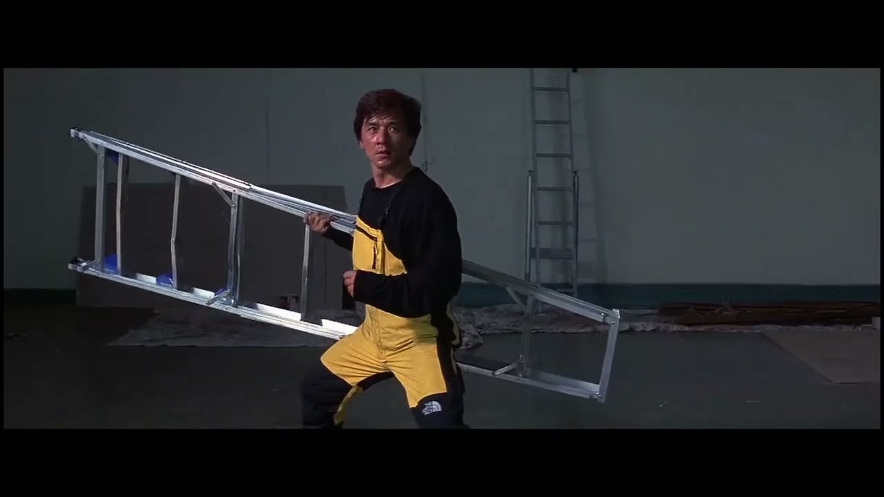 Jackie Chan First Strike Ladder Fight In Reverse
