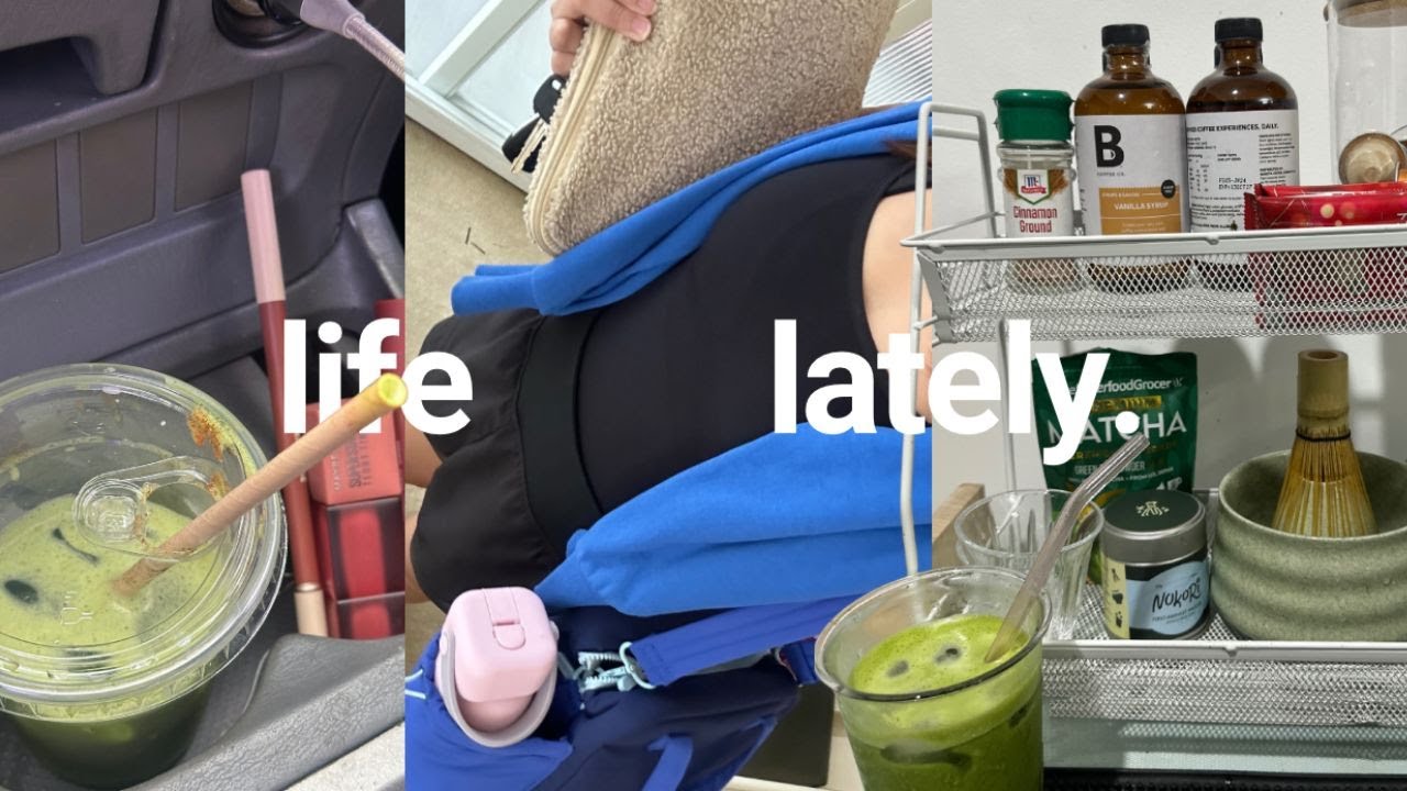 weekly vlog | puppy’s first outing, matcha station setup & closet organization
