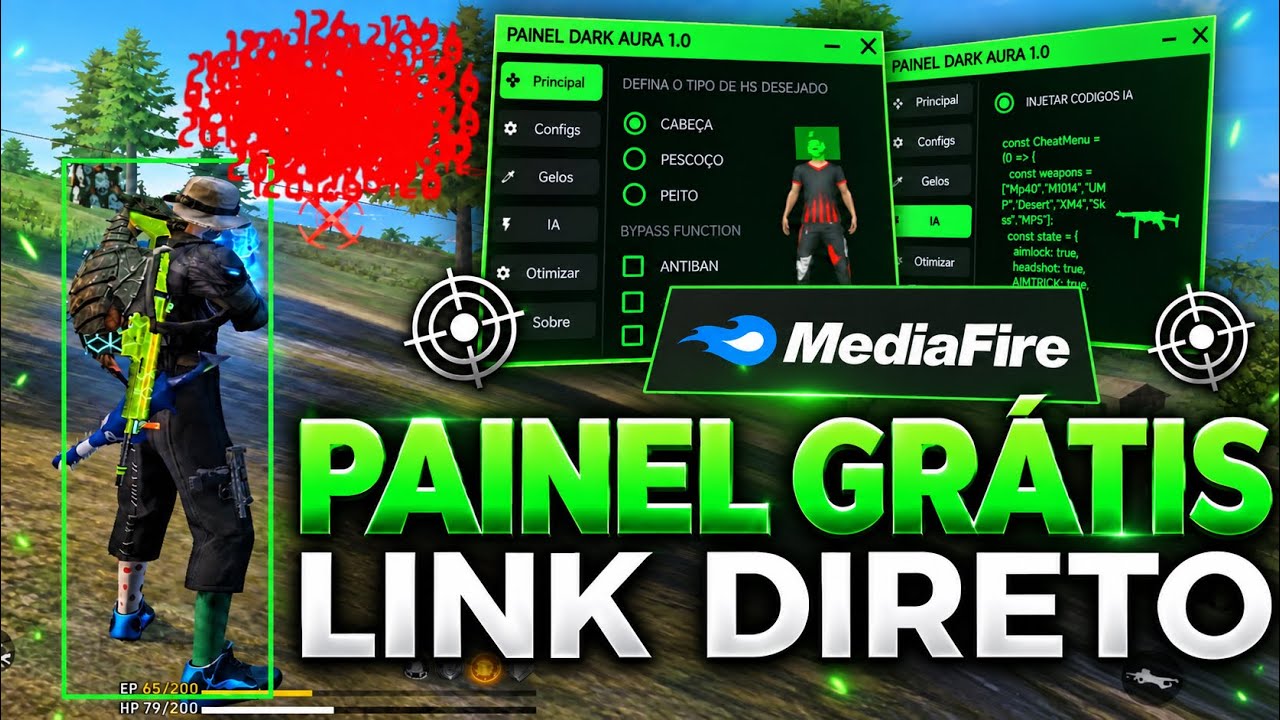 PAINEL GR&Aacute;TIS ☠️ ANDROID & IPHONE ! XIT FF ATUALIZADO 2026! LINK DIRETO MEDIAFIRE ✅