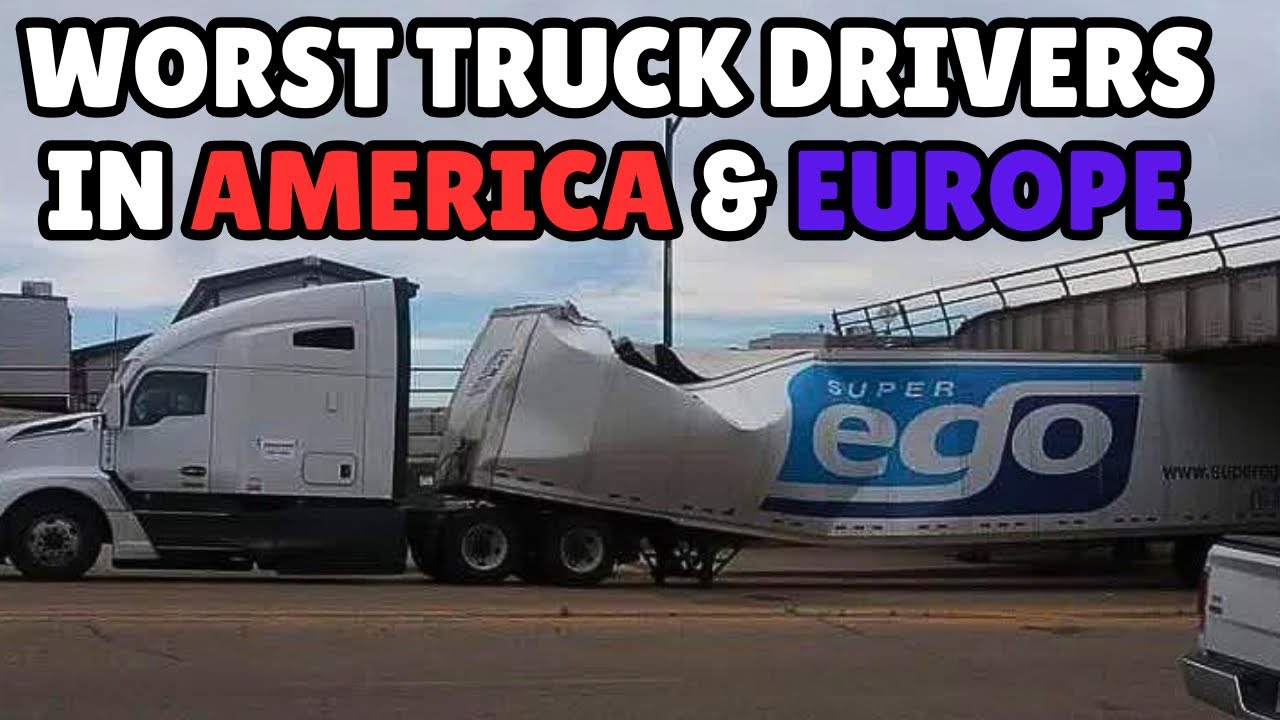 Worst Truck Drivers in America & Europe | Bonehead Truckers of the Week