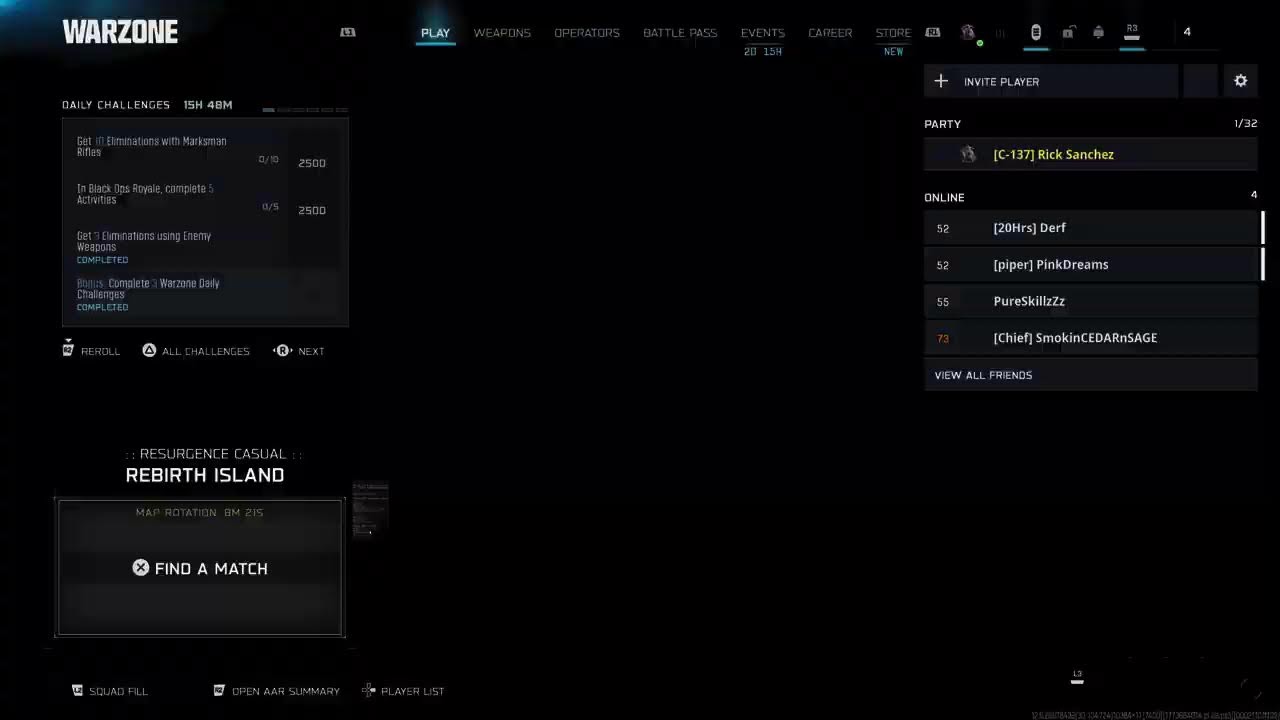 Warzone cas