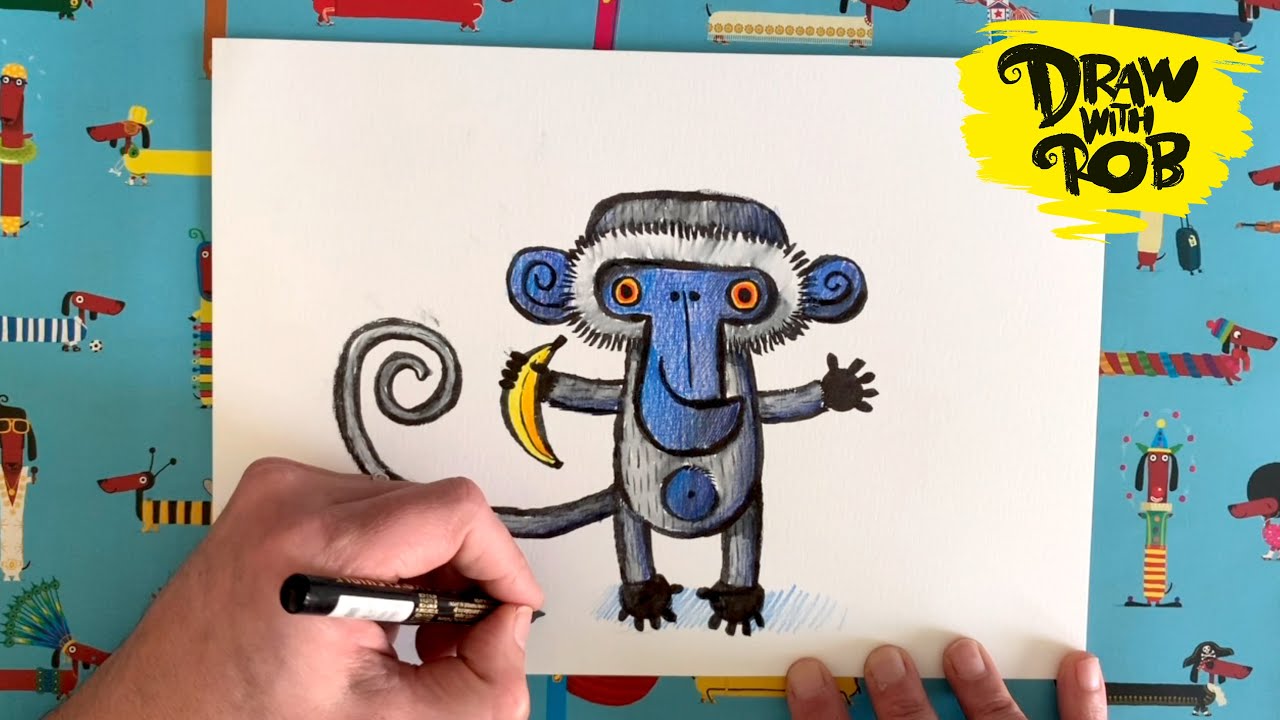 #DrawWithRob 12 Monkey