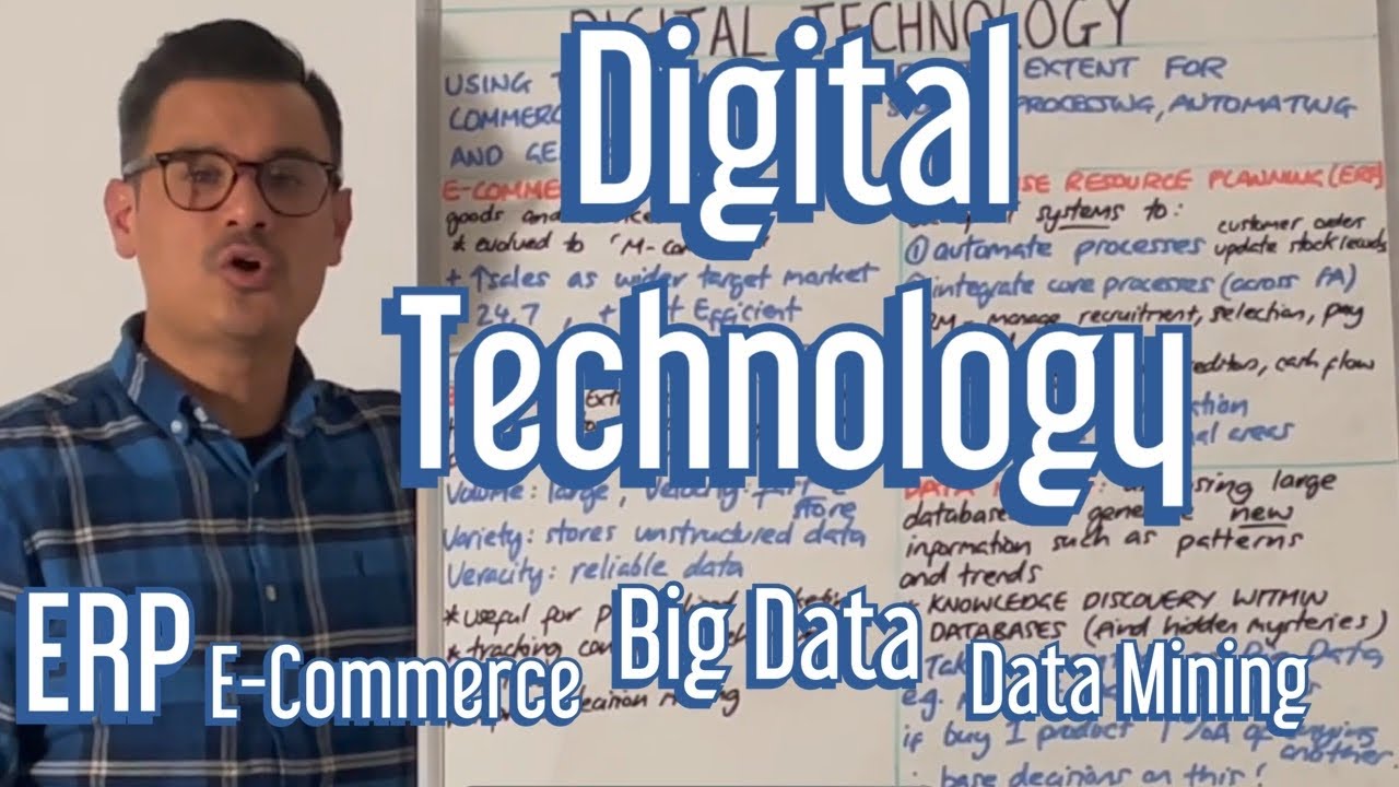 Digital Technology - AQA A Level Business