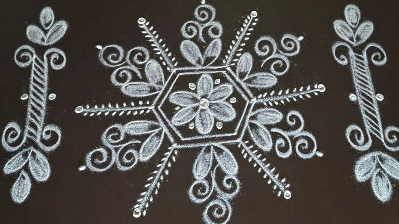 3*2dot's dot's kolam for beginners 🌹// Rangoli @tararangoliworld35 