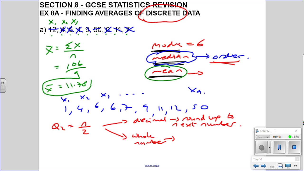 COSBICMATHS HELP EX8A